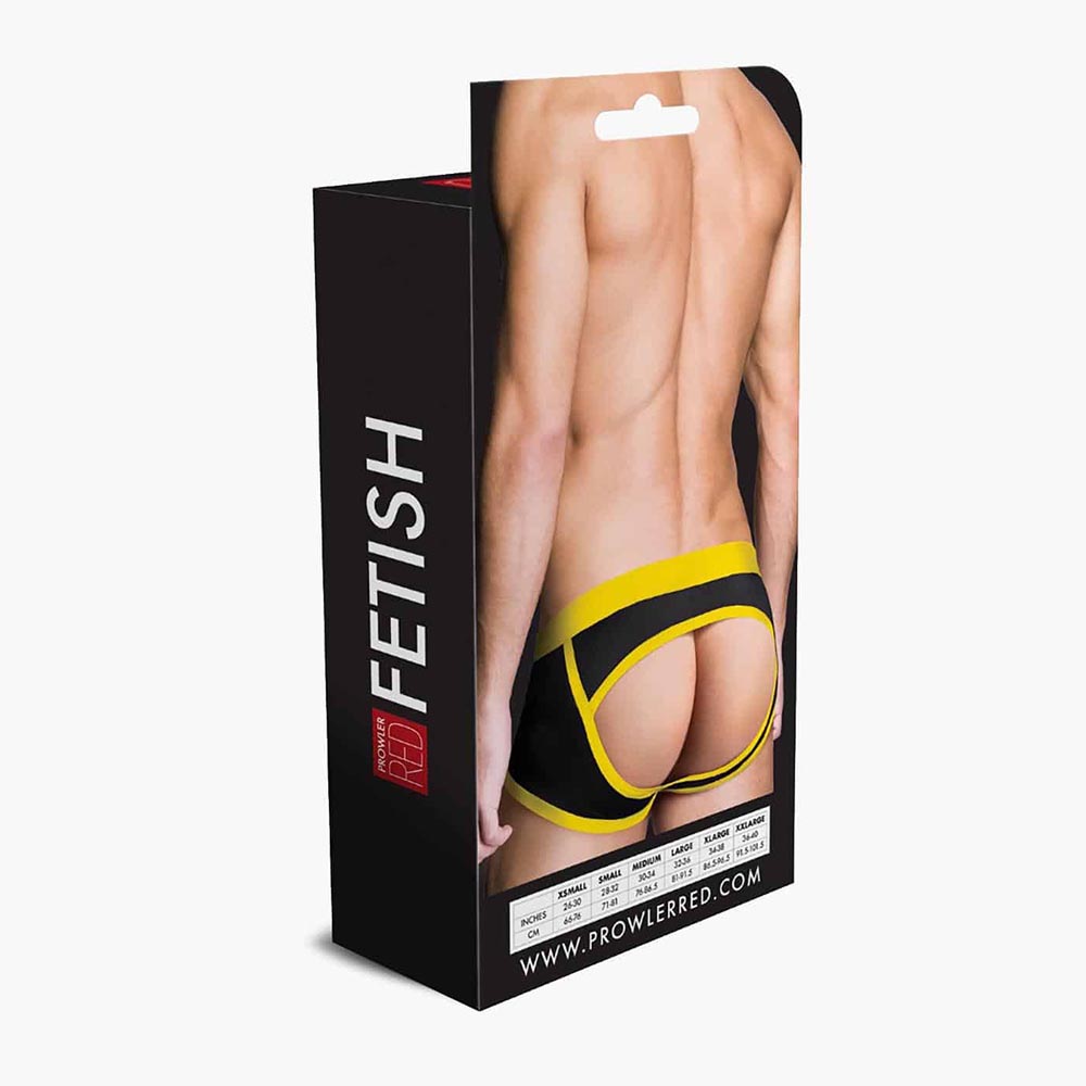 Ass-less Trunks Yellow Ass-less Trunks Yellow