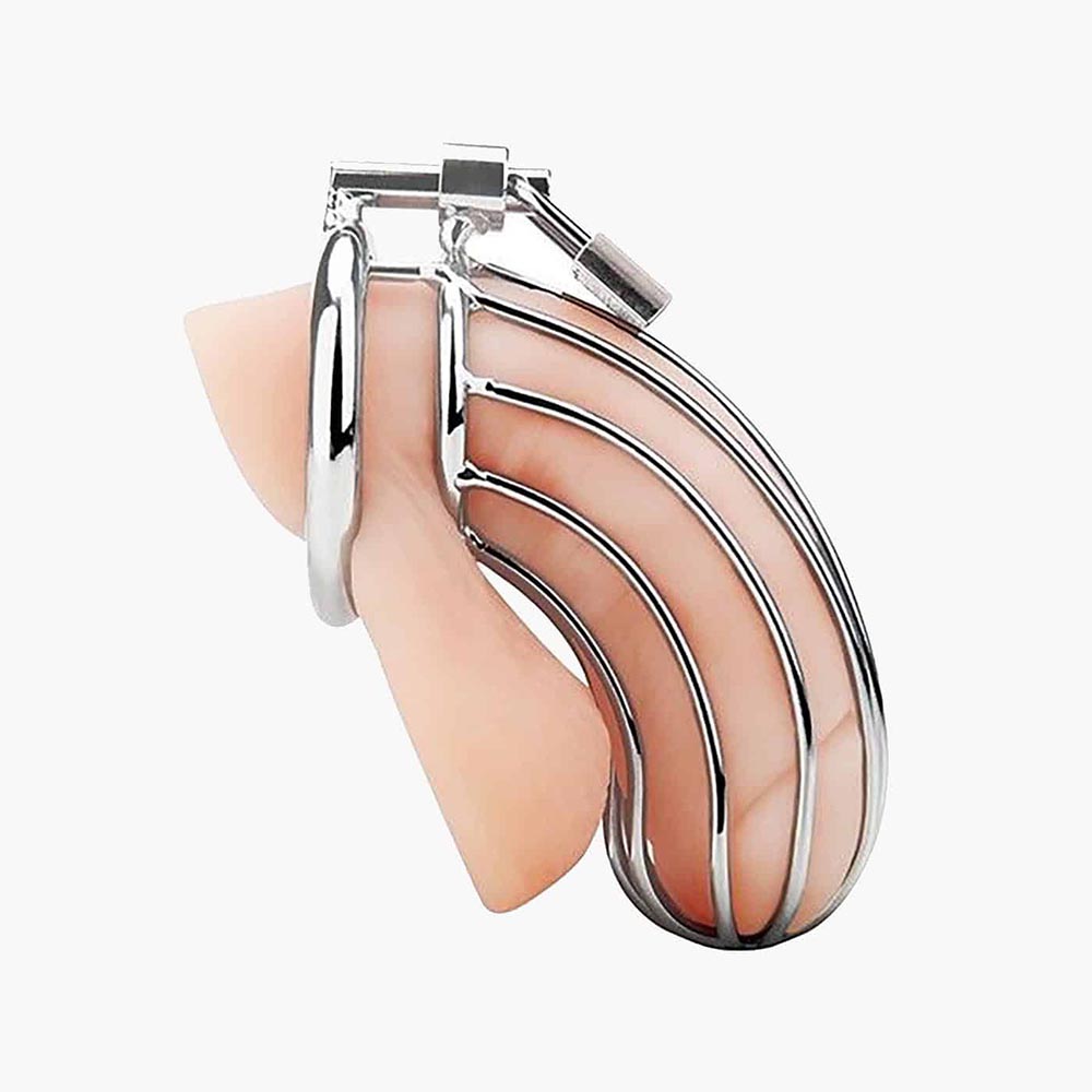 Prisoner Cock Cage Silver