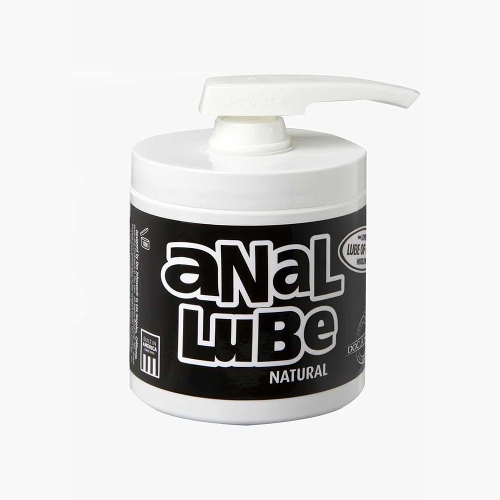 Anal Lube Natural In Pump Dispenser Transparent