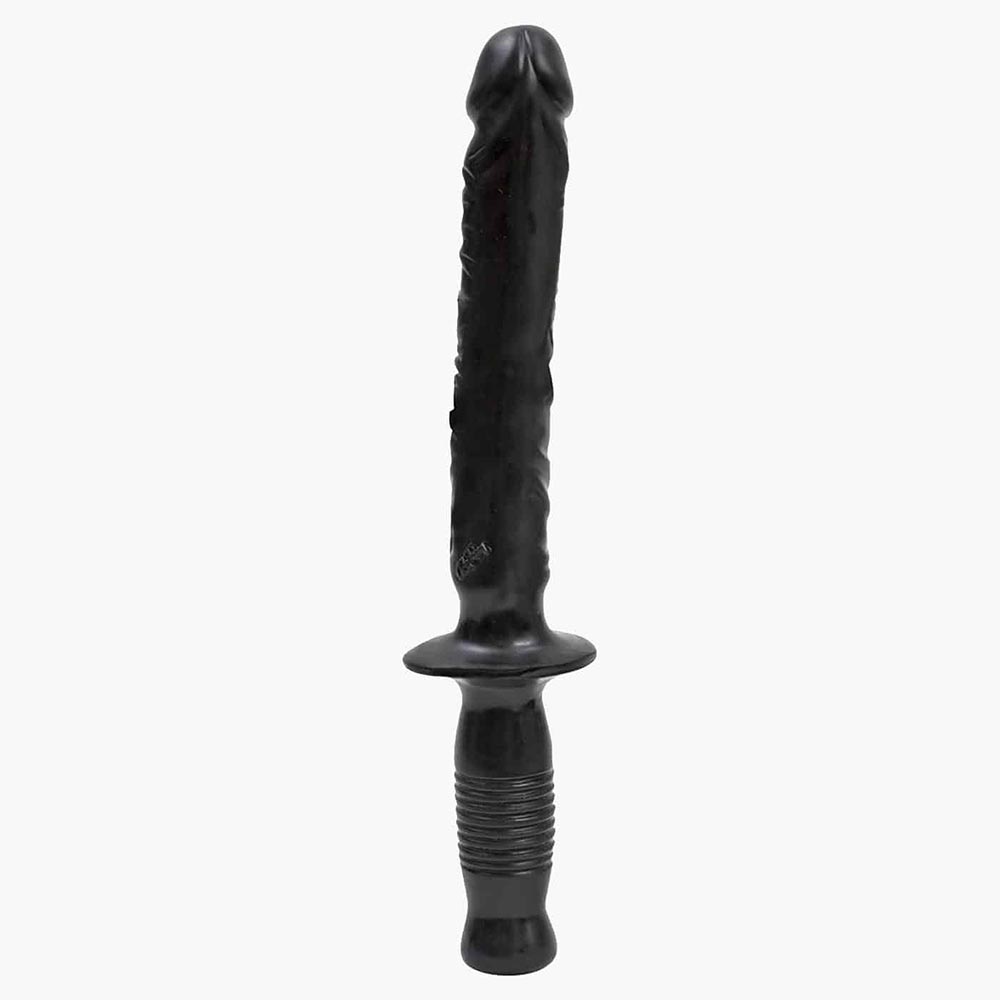 Classic Man Handler Dildo Black 14.5in Classic Man Handler Dildo Black 14.5in