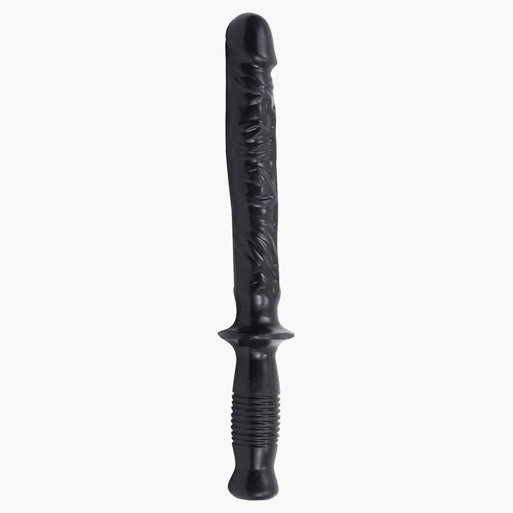 Classic Man Handler Dildo Black 14.5in