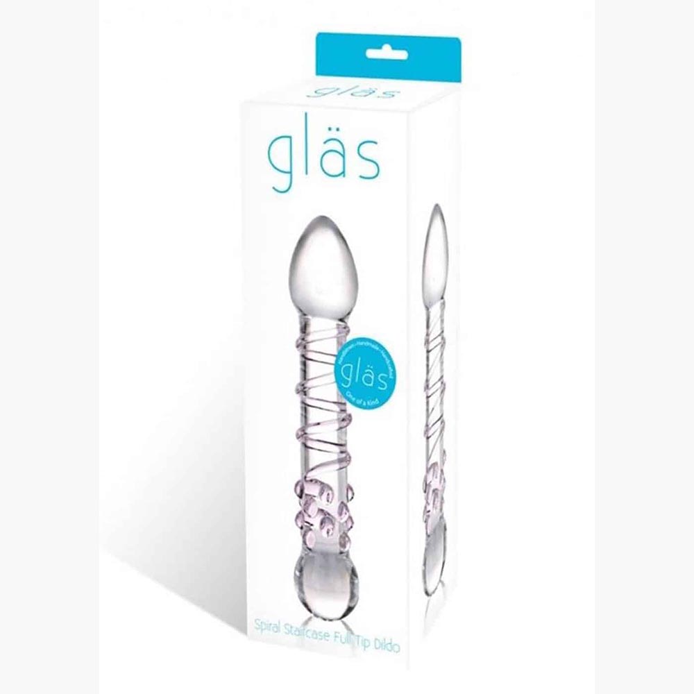 Spiral Staircase Full Tip Clear 9.4in Spiral Staircase Full Tip Clear 9.4in