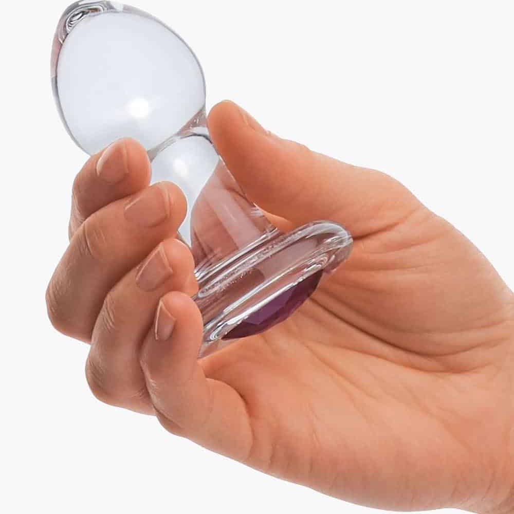 Bling Bling Glass Butt Plug Bling Bling Glass Butt Plug