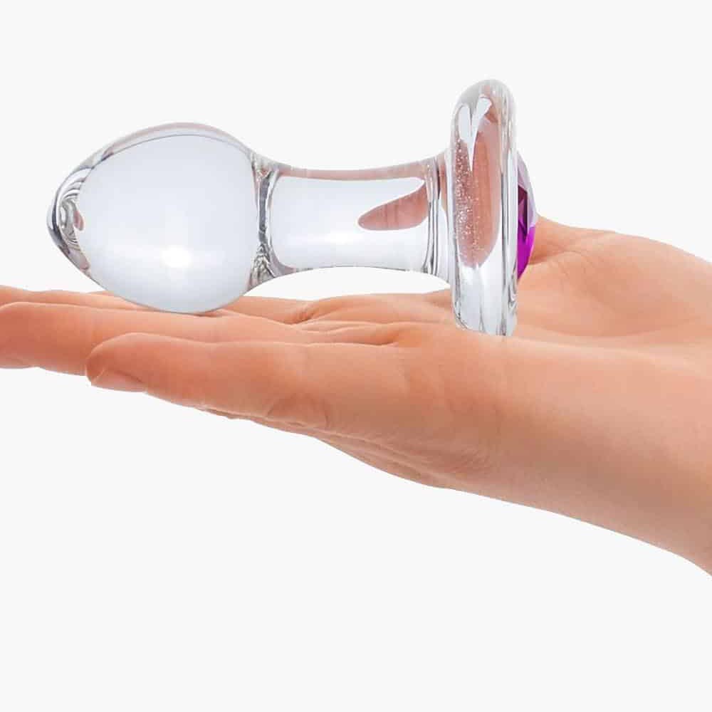 Bling Bling Glass Butt Plug Bling Bling Glass Butt Plug
