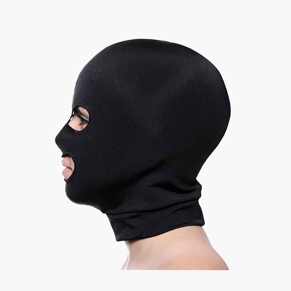 Spandex Hood With Eye And Mouth Holes
