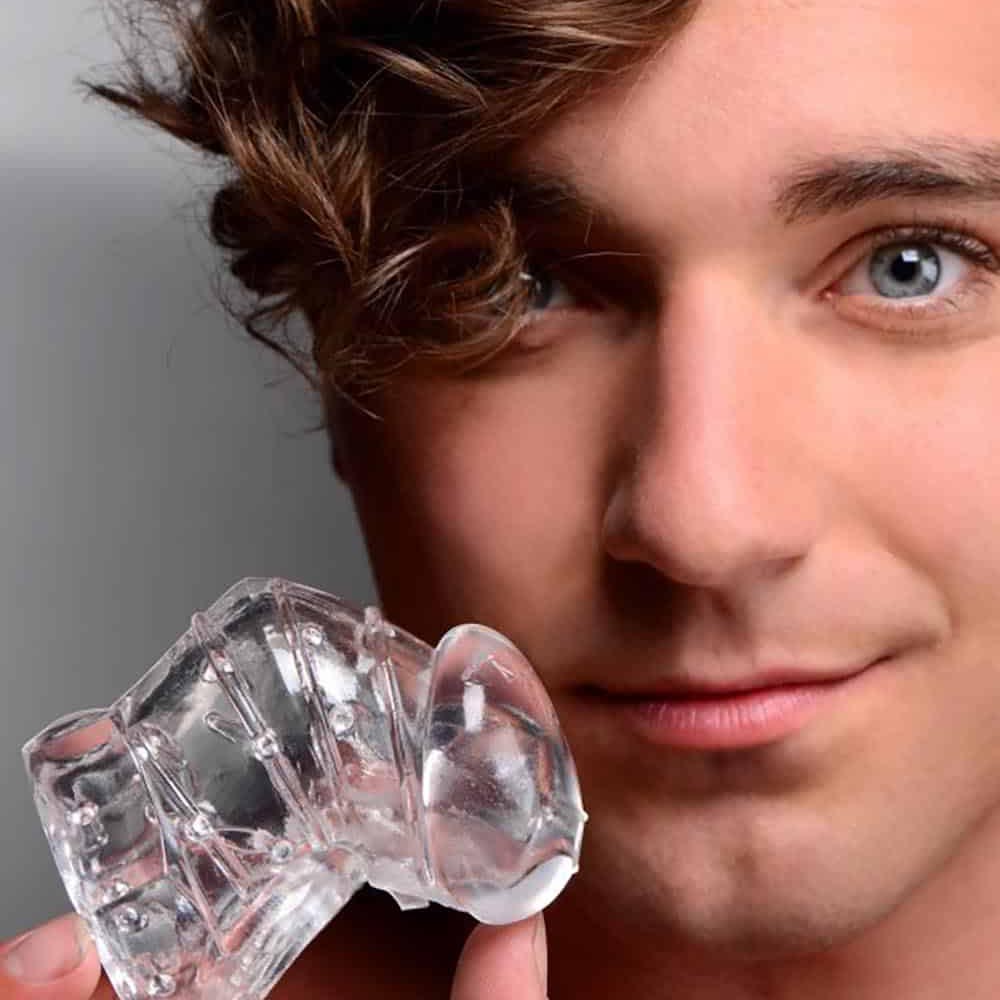 Detained 2.0 Restrictive Chastity Cage w/ Nubs