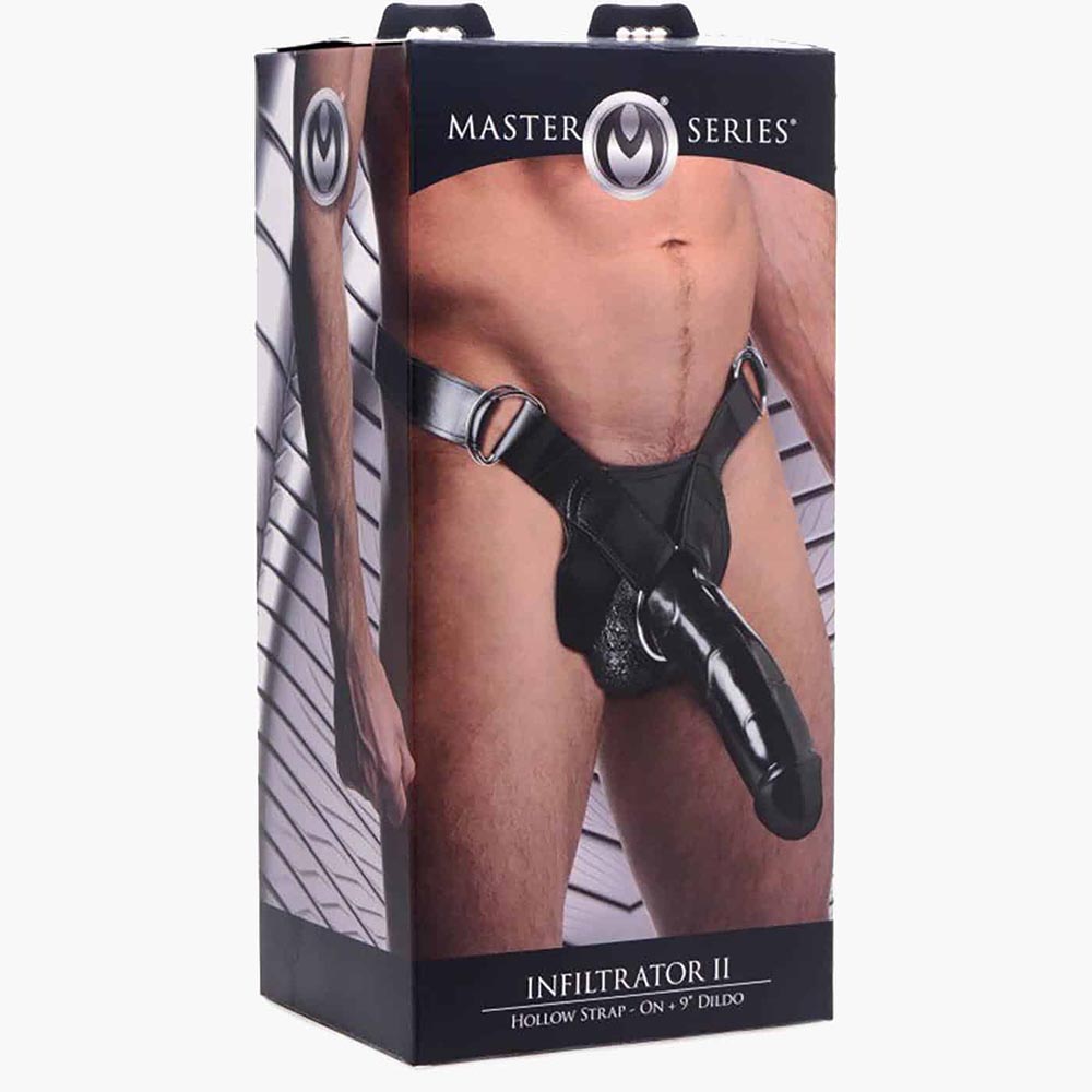 Infiltrator II Hollow Strap-On + 10in Dildo Infiltrator II Hollow Strap-On + 10in Dildo