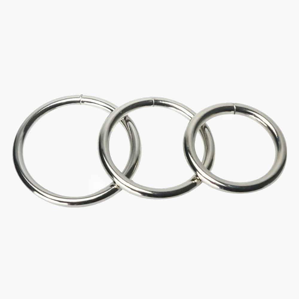 Trine Steel Cock Ring Collection Trine Steel Cock Ring Collection