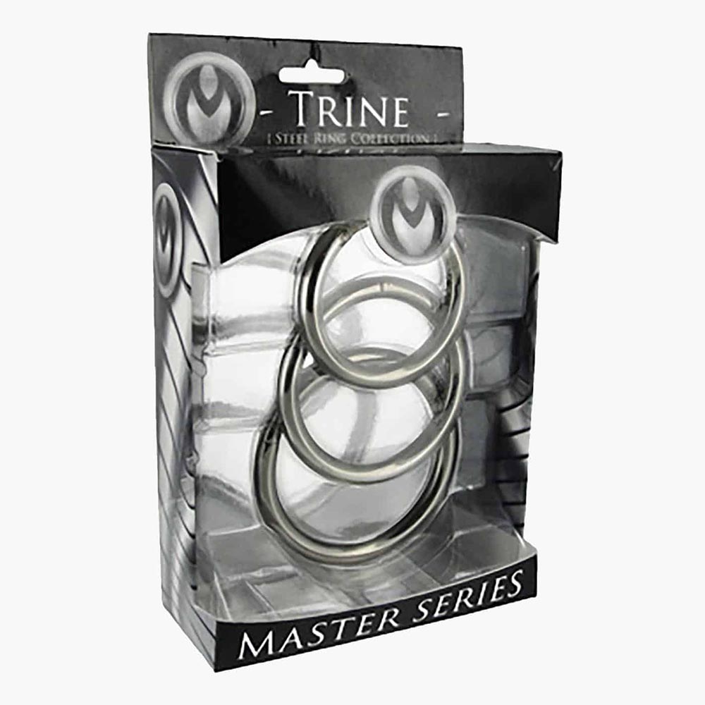 Trine Steel Cock Ring Collection
