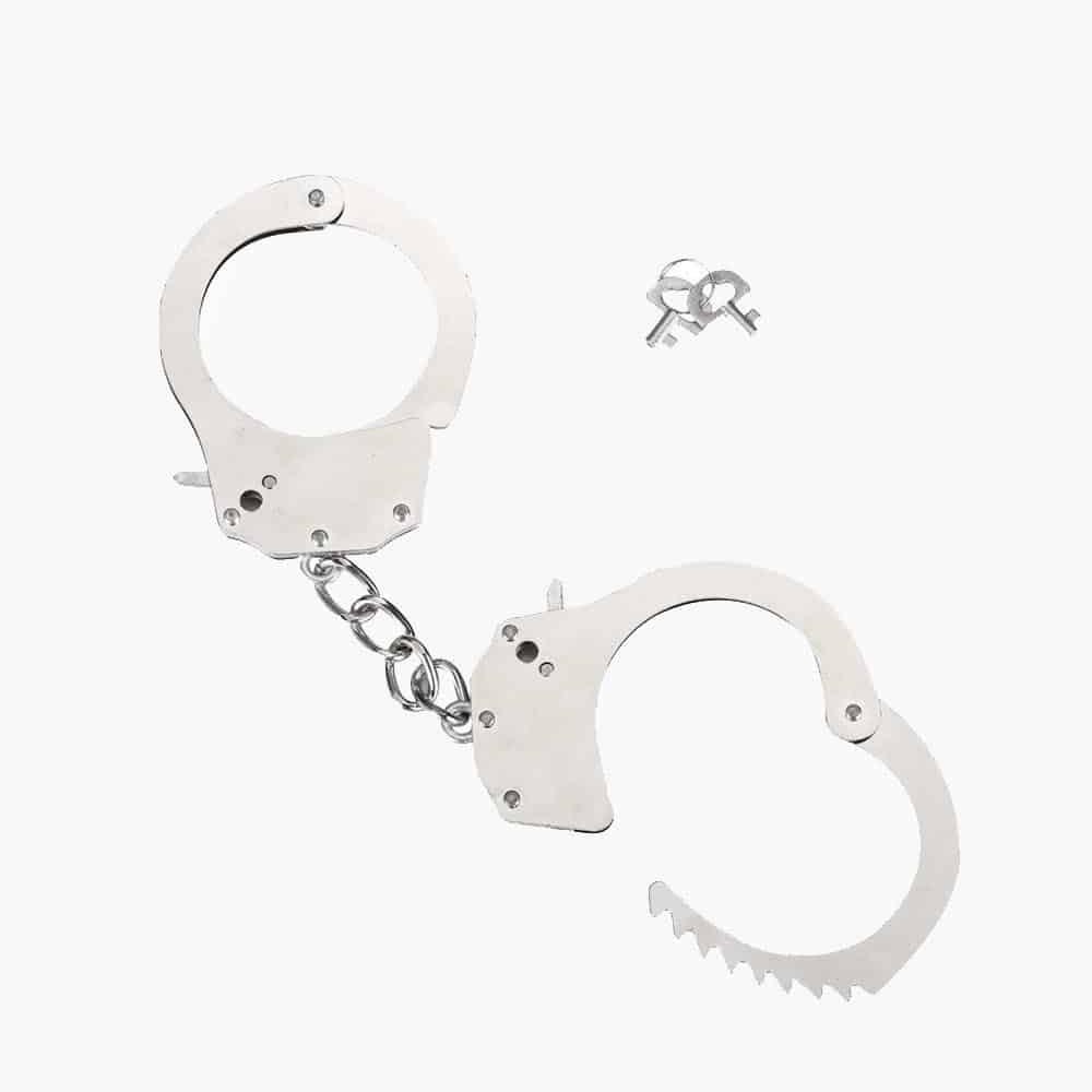 Heavy Metal Handcuffs Silver