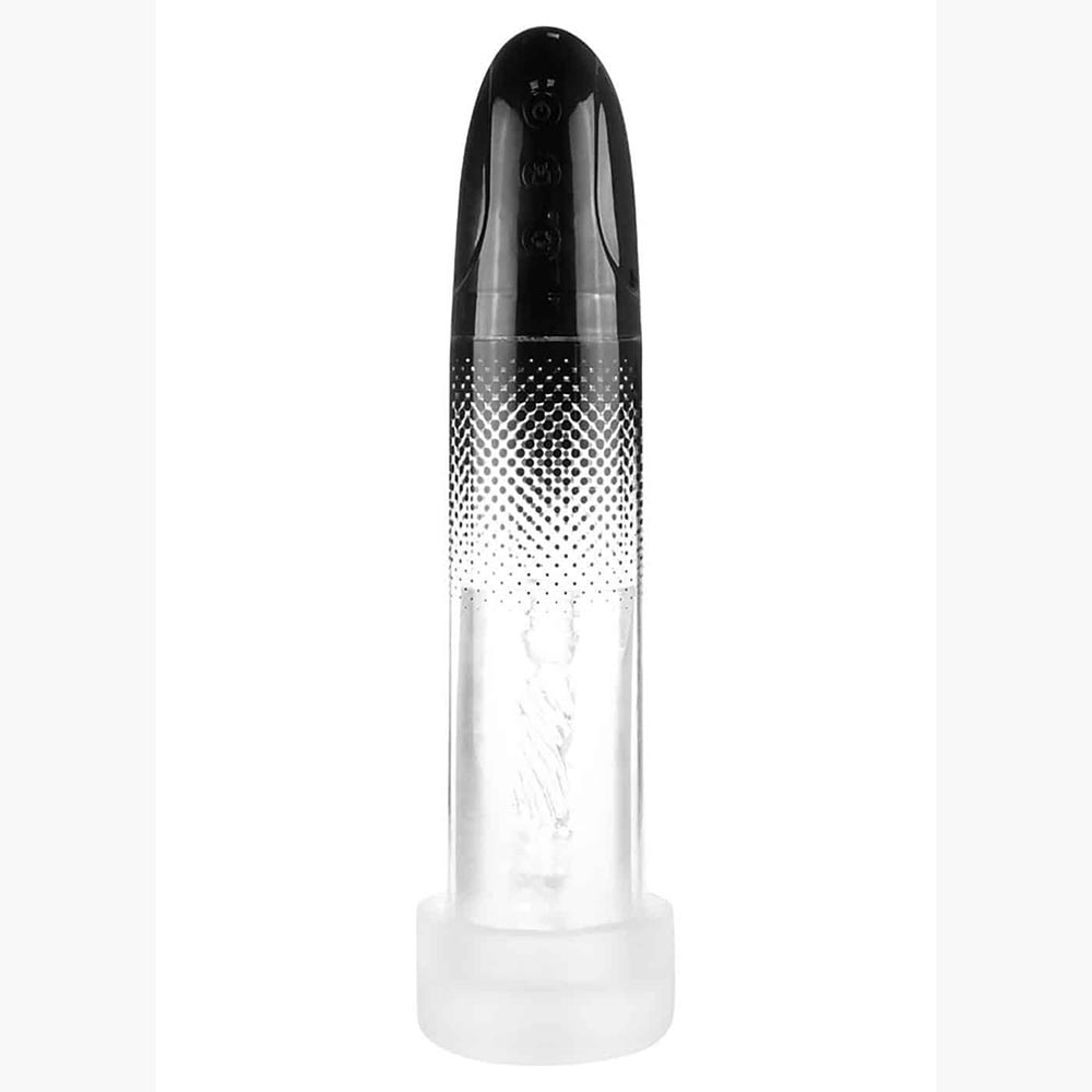 Platinum Duo Automatic Pump Masturbator Clear/Black