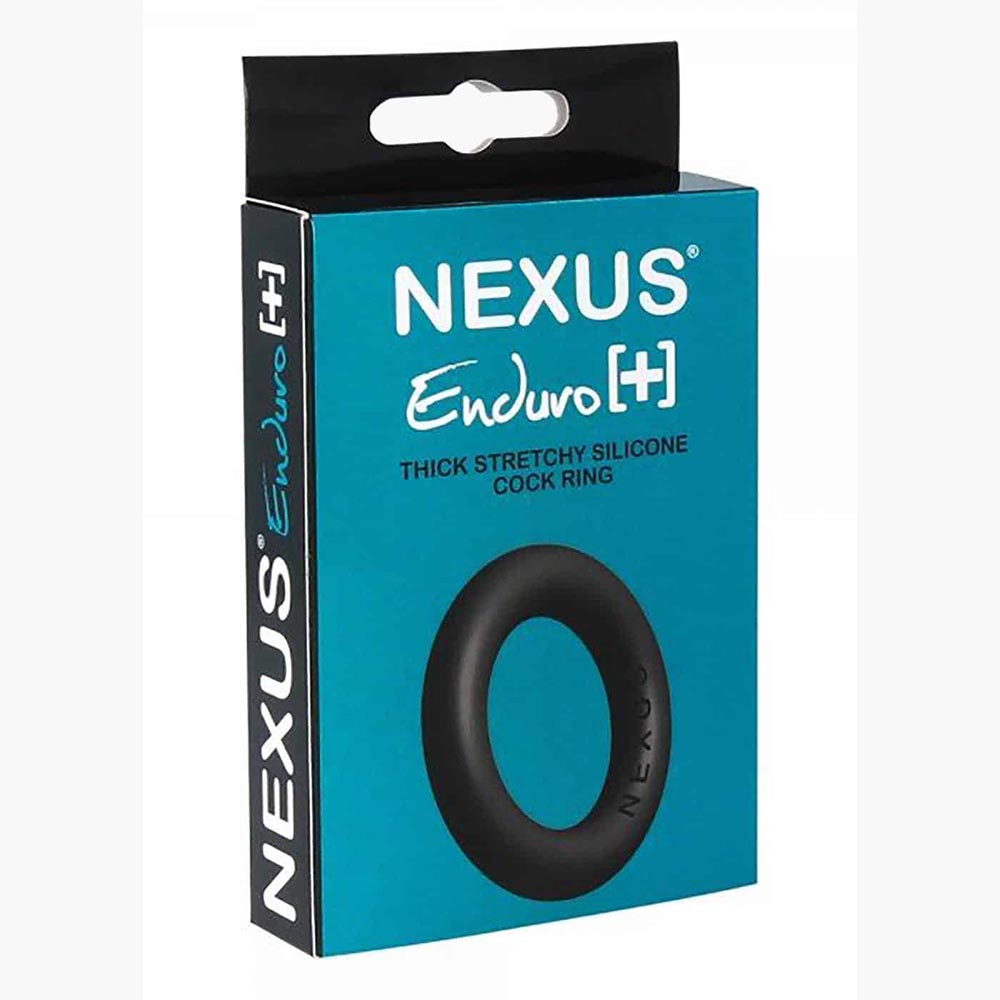Enduro Plus Stretchy Cock Ring Black Enduro Plus Stretchy Cock Ring Black