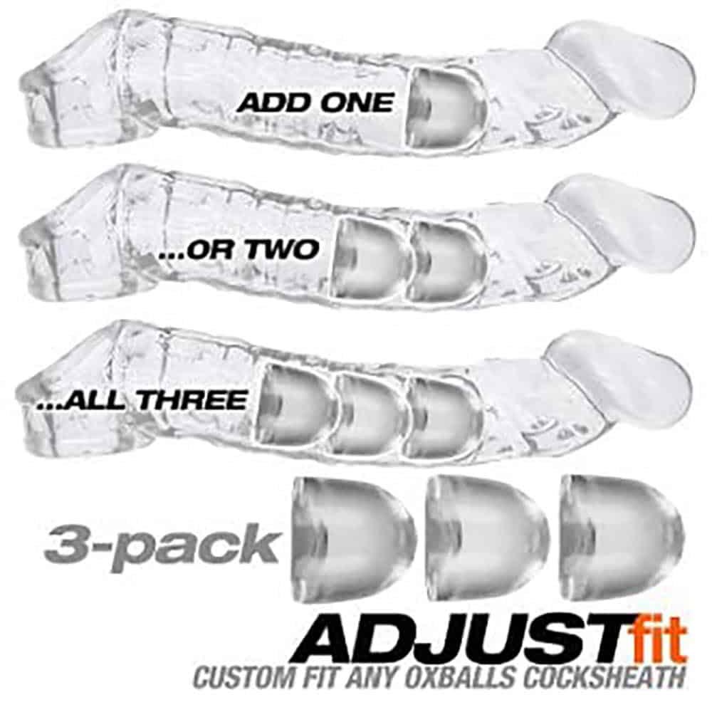 ADJUSTFIT INSERT 3 pack clear