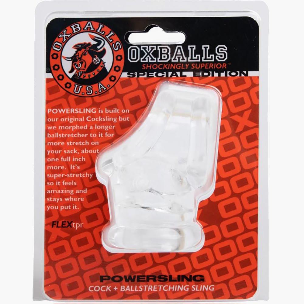 Powerballs Cocksling and Ballstretcher – Clear