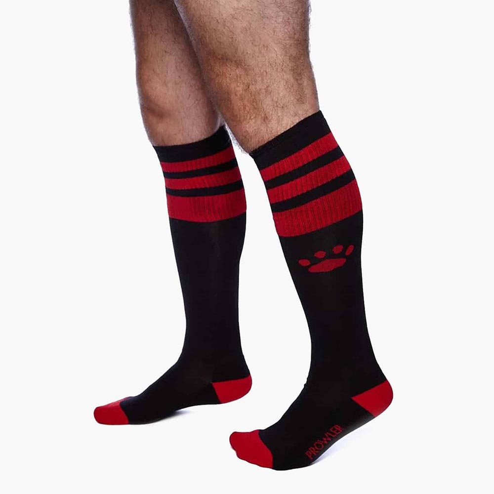 Football Socks – Black/Red Football Socks – Black/Red