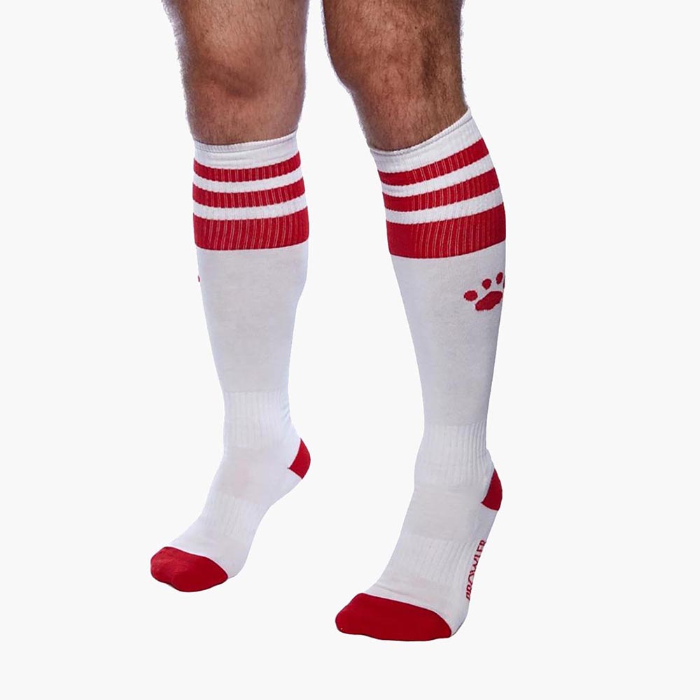 Football Socks – White/Red Football Socks – White/Red
