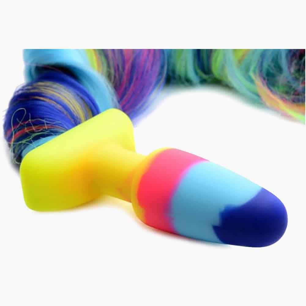 Rainbow Unicorn Tail Plug