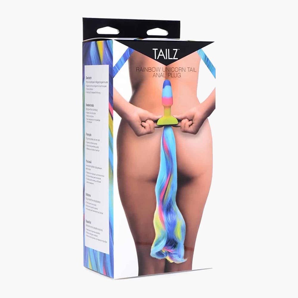 Rainbow Unicorn Tail Plug Rainbow Unicorn Tail Plug