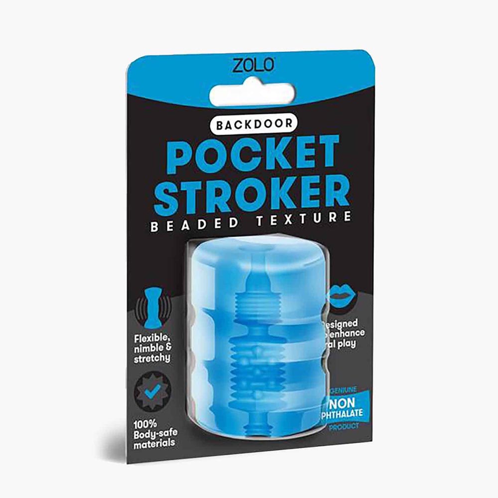 Backdoor Pocket Stroker Blue Backdoor Pocket Stroker Blue