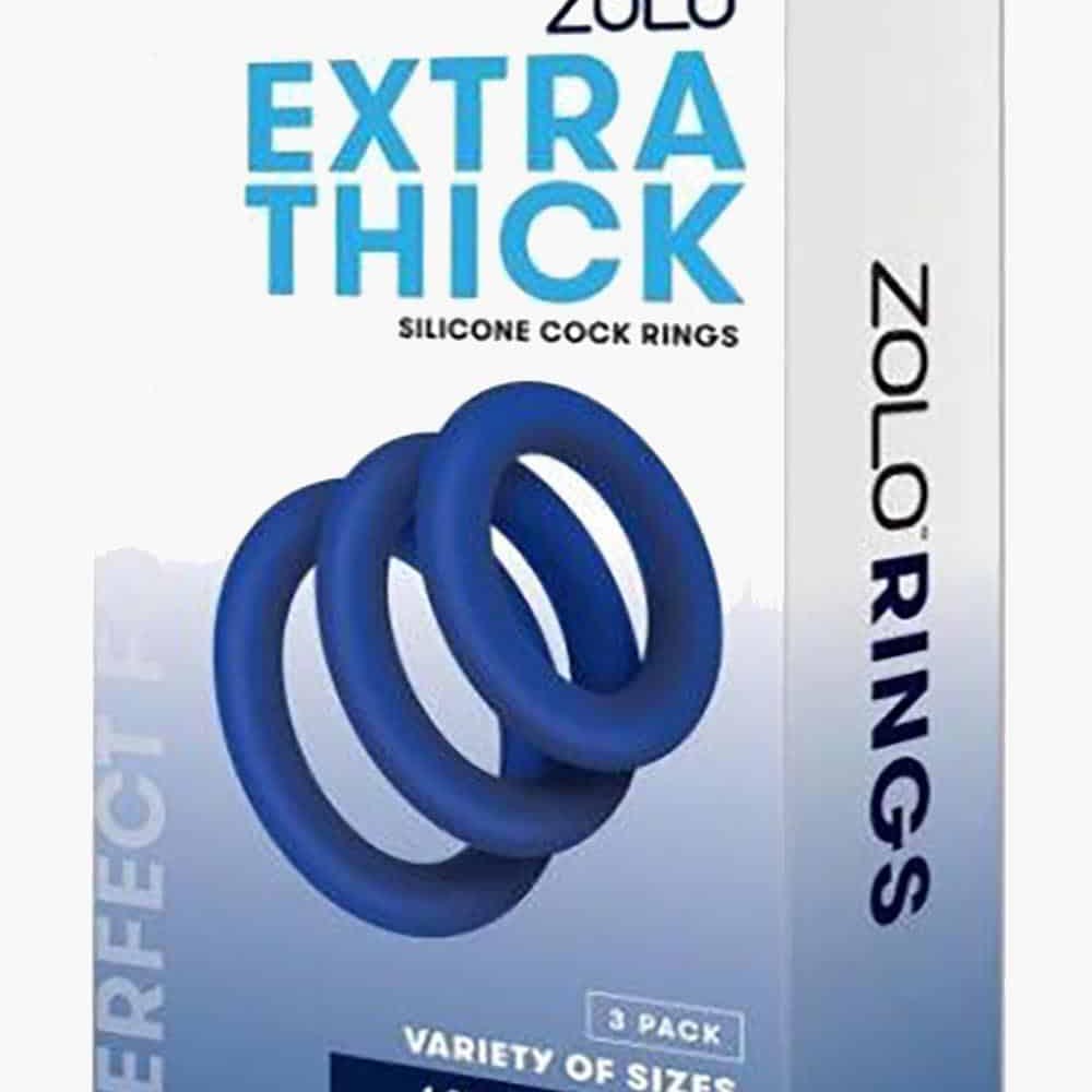 Extra Thick Silicone Cock Ring 3 Pack Extra Thick Silicone Cock Ring 3 Pack