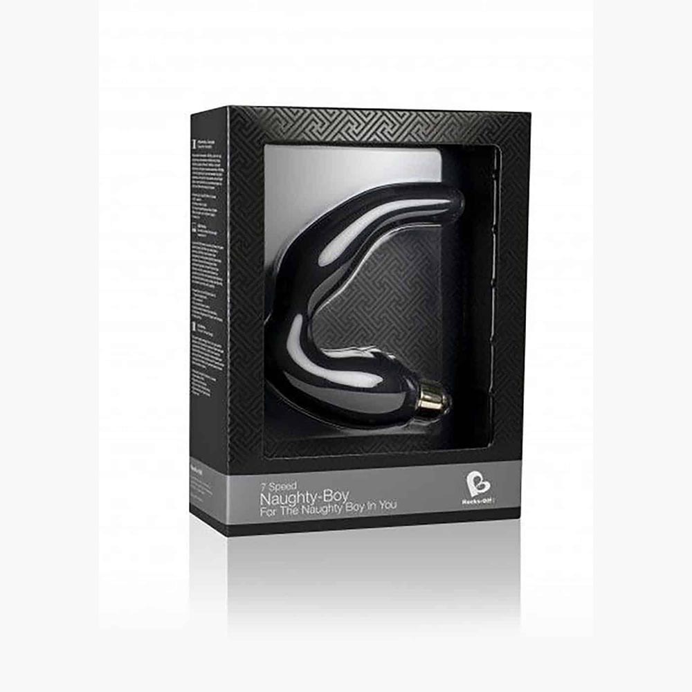 Naughty-Boy 7 Male Prostate Massagers Black Naughty-Boy 7 Male Prostate Massagers Black