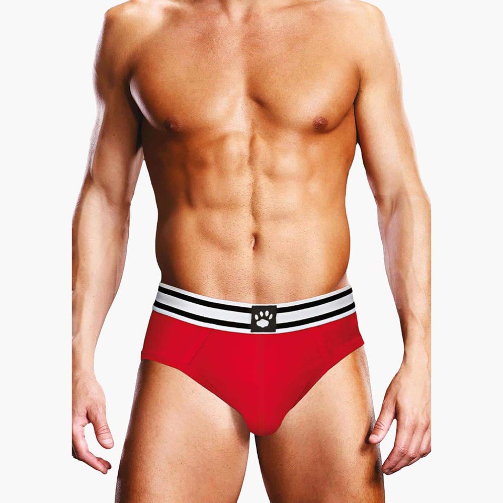 Red/White Open Brief Red/White Open Brief