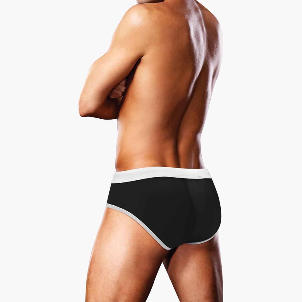 Swim Brief Oversized Paw Black