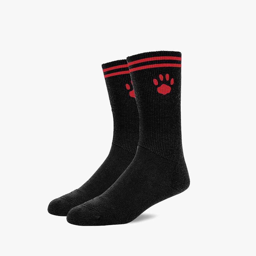 CREW Socks Black/Red CREW Socks Black/Red