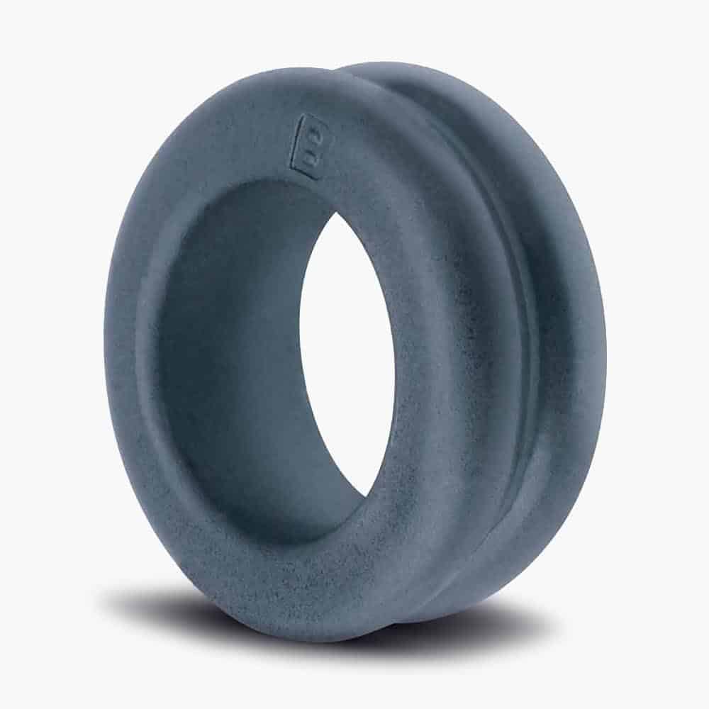 Double Design Cock Ring Grey Double Design Cock Ring Grey