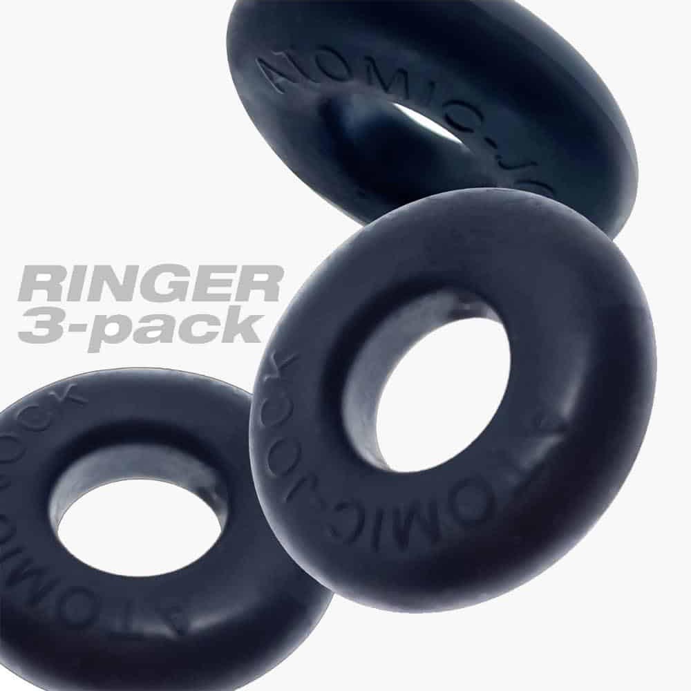 Ringer Cock Ring 3-Pack – Plus + Silicone Special Edition Night Ringer Cock Ring 3-Pack – Plus + Silicone Special Edition Night