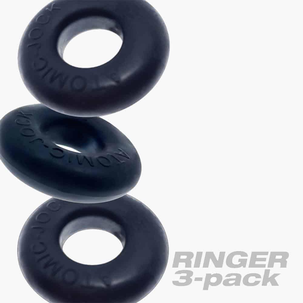 Ringer Cock Ring 3-Pack – Plus + Silicone Special Edition Night Ringer Cock Ring 3-Pack – Plus + Silicone Special Edition Night