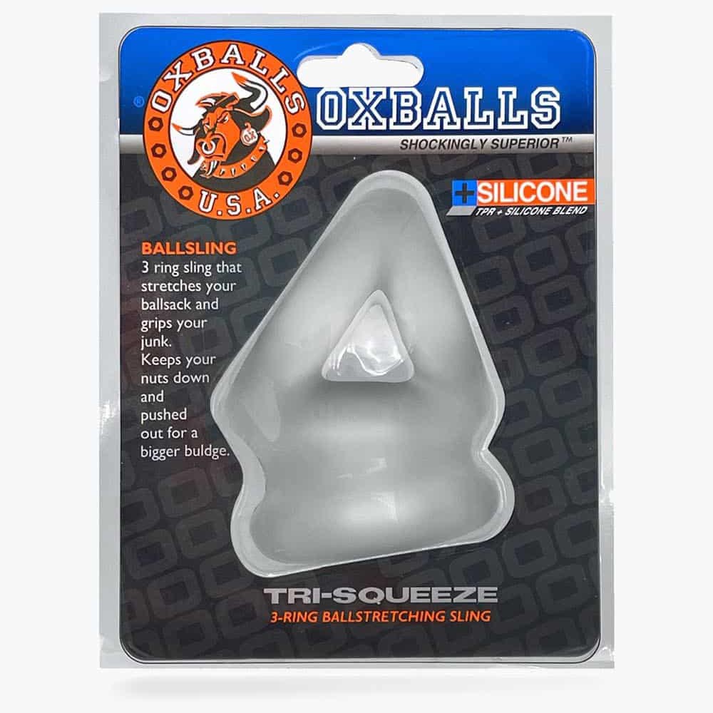 Tri-Squeeze Cocksling & Ballstretcher Clear Tri-Squeeze Cocksling & Ballstretcher Clear