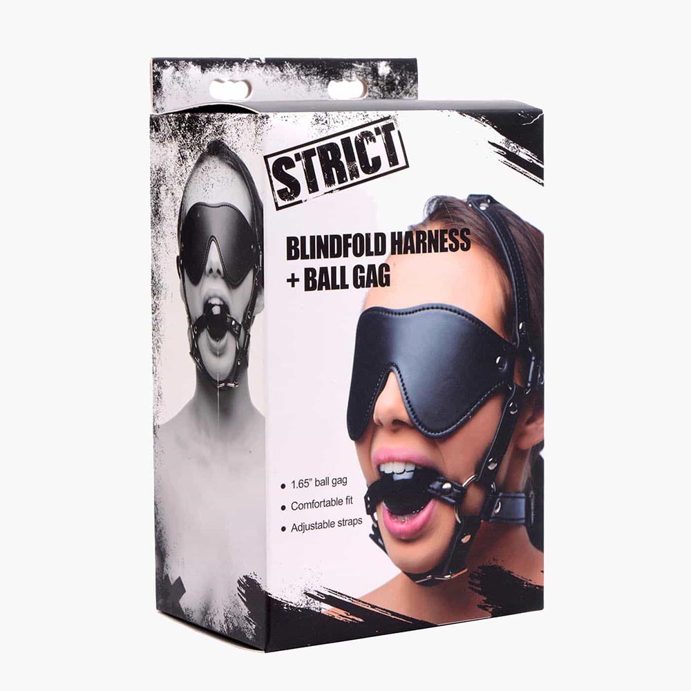 Blindfold Harness And Ball Gag Blindfold Harness And Ball Gag