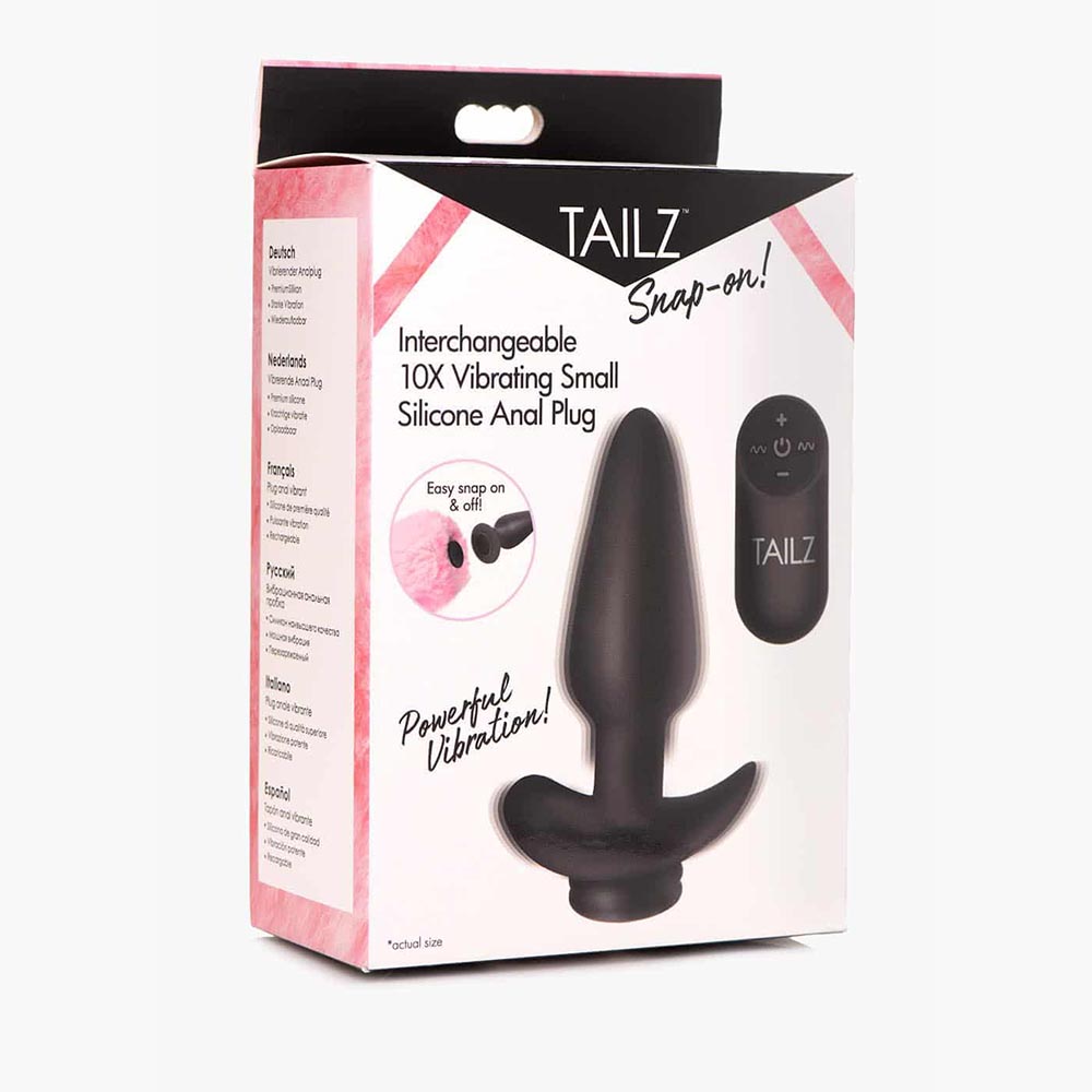 Interchangeable 10X Vibrating Anal Plug With Remote Interchangeable 10X Vibrating Anal Plug With Remote