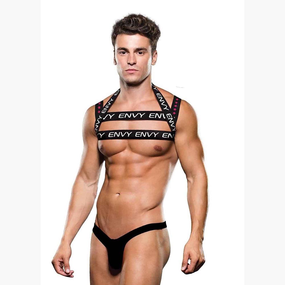 ENVY LOGO HARNESS – BLACK/WHITE