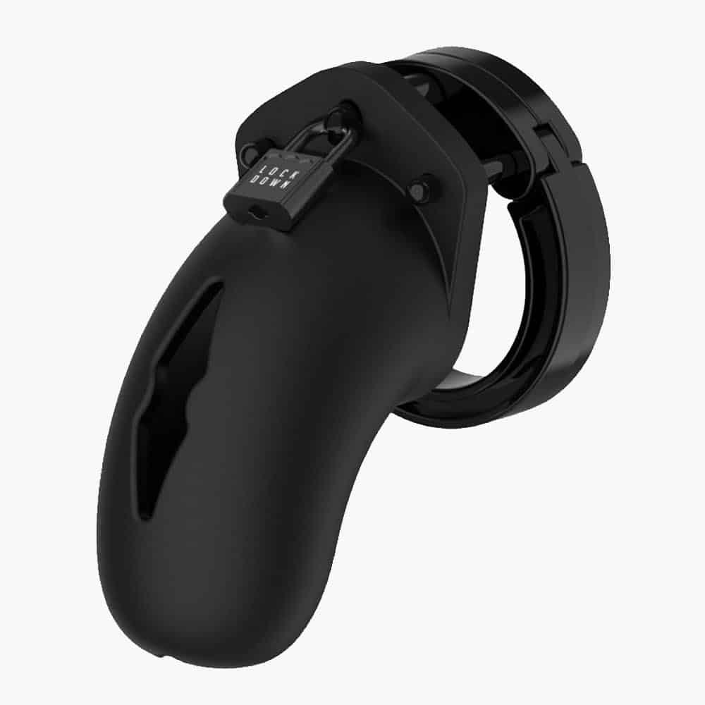 Lockdown Black Chastity Cage Lockdown Black Chastity Cage