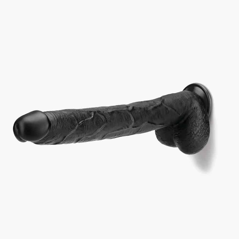 The Destroyer Dildo Black 15in