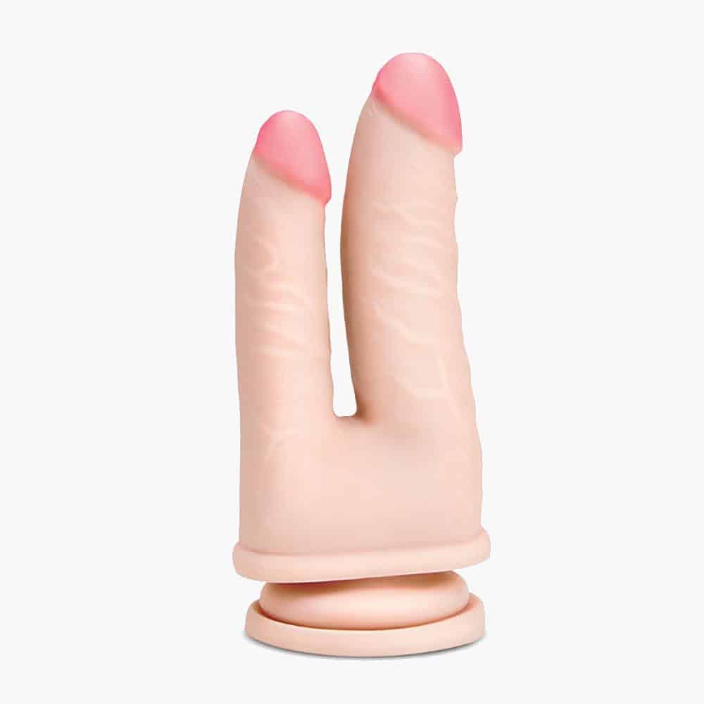 Ultra Cock Double Penetrator Dildo 6in Ultra Cock Double Penetrator Dildo 6in