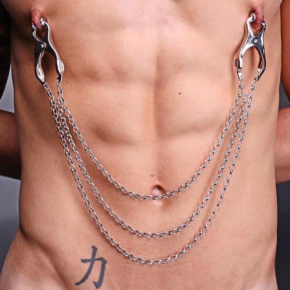 Affix Triple Chain Nipple Clamps