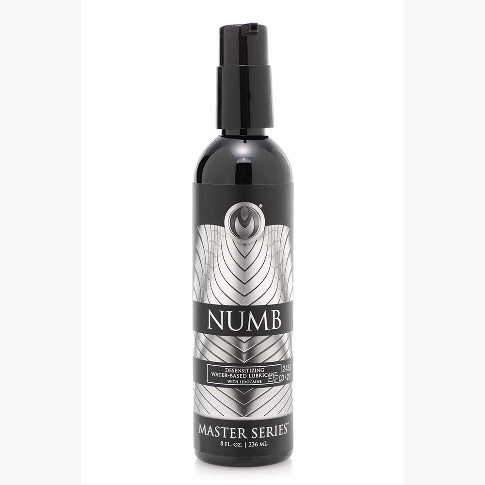 Master Series Numb Desensitizing Lube With Lidocaine 8oz