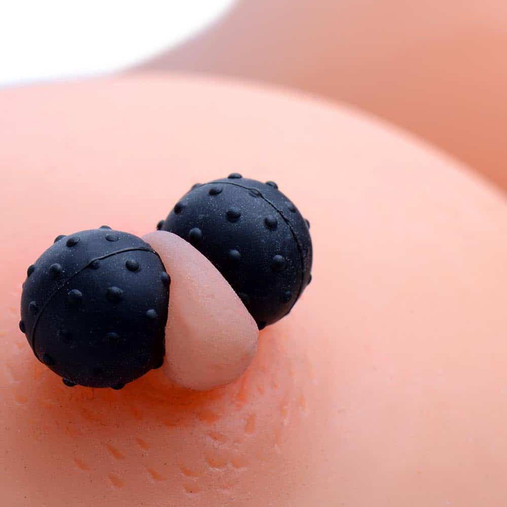 Dragon’s Orbs Nubbed Silicone Magnetic Balls Black