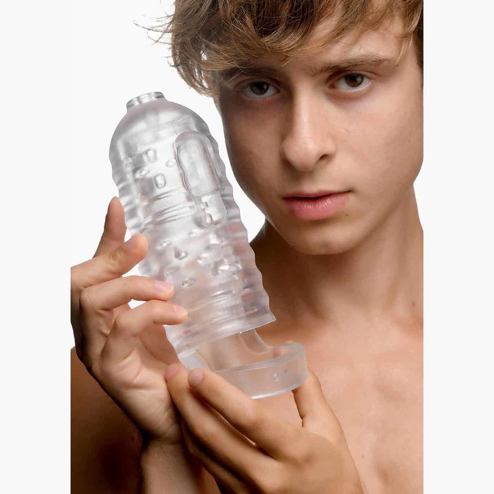 The Milker TPE With Ball Strap Clear The Milker TPE With Ball Strap Clear