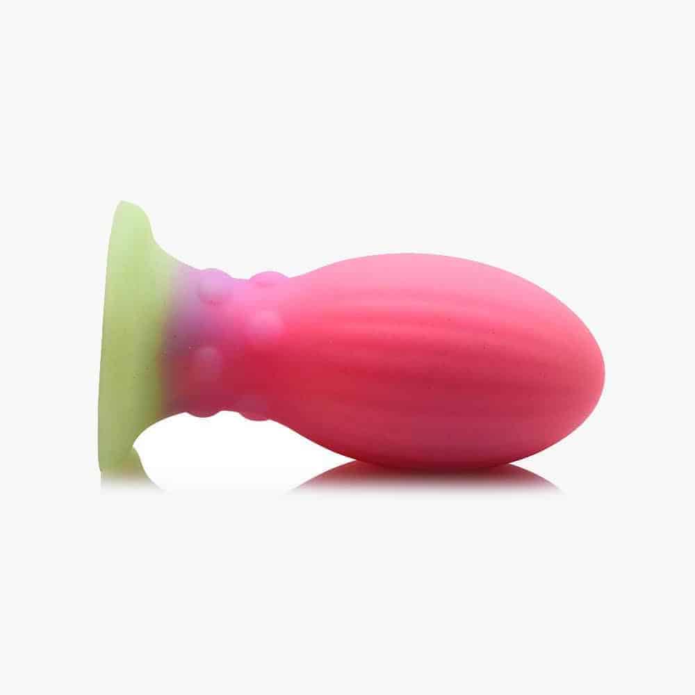 Xeno Egg Glow in the Dark Silicone Egg Pink 4.5in 6.1in Xeno Egg Glow in the Dark Silicone Egg Pink 4.5in 6.1in