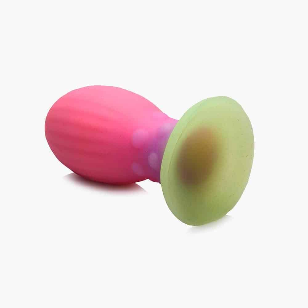 Xeno Egg Glow in the Dark Silicone Egg Pink 4.5in 6.1in Xeno Egg Glow in the Dark Silicone Egg Pink 4.5in 6.1in