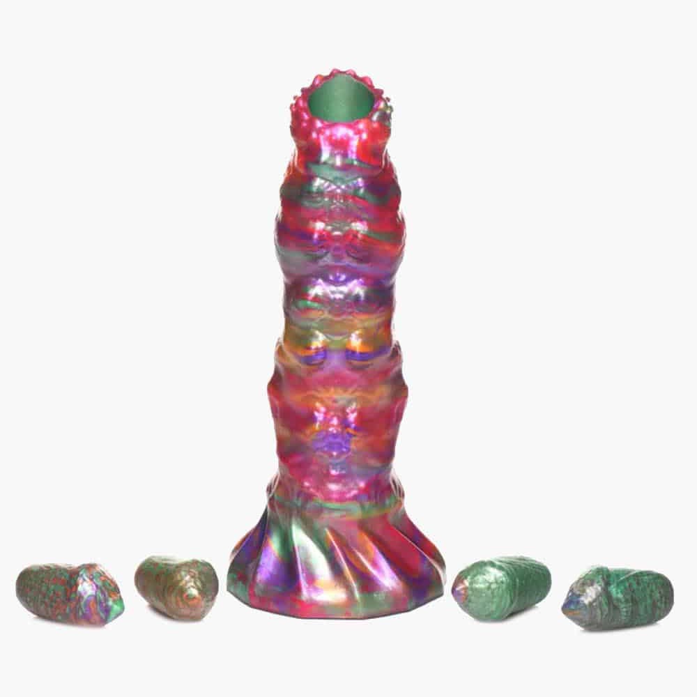 Creature Cocks Larva Silicone Ovipositor Dildo w/ Eggs Creature Cocks Larva Silicone Ovipositor Dildo w/ Eggs