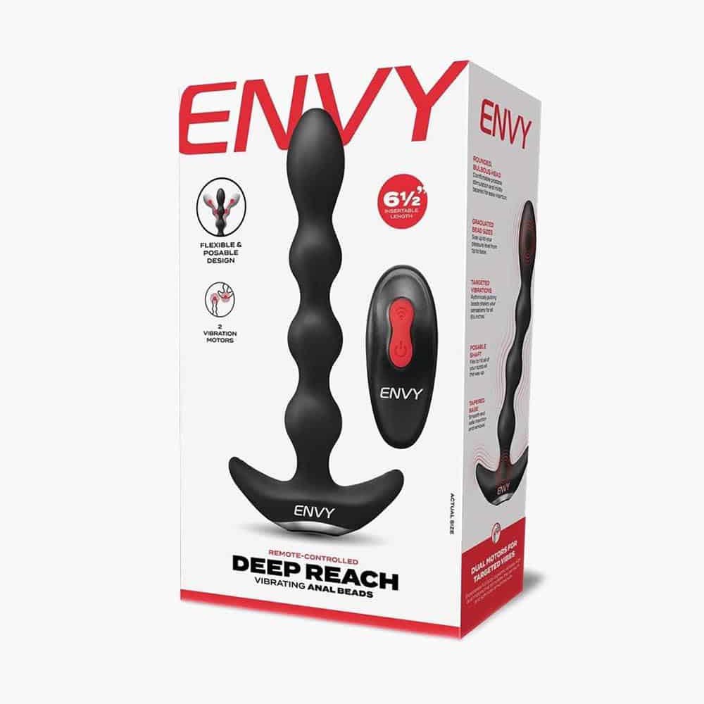 ENVY REMOTE 4 BEAD VIBRATING ANAL BEADS ENVY REMOTE 4 BEAD VIBRATING ANAL BEADS