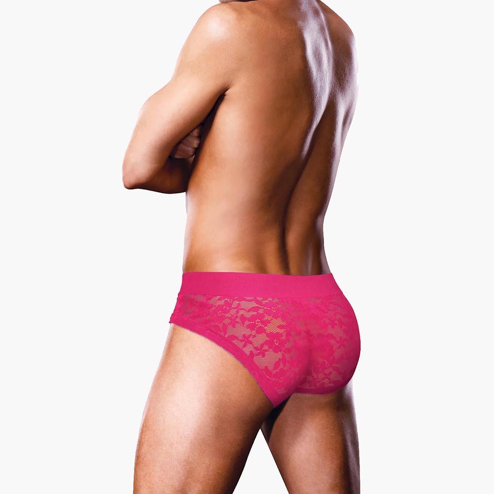 Pink Lace Brief