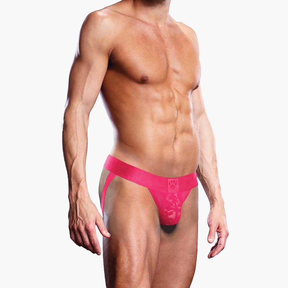 Pink Lace Jock Strap