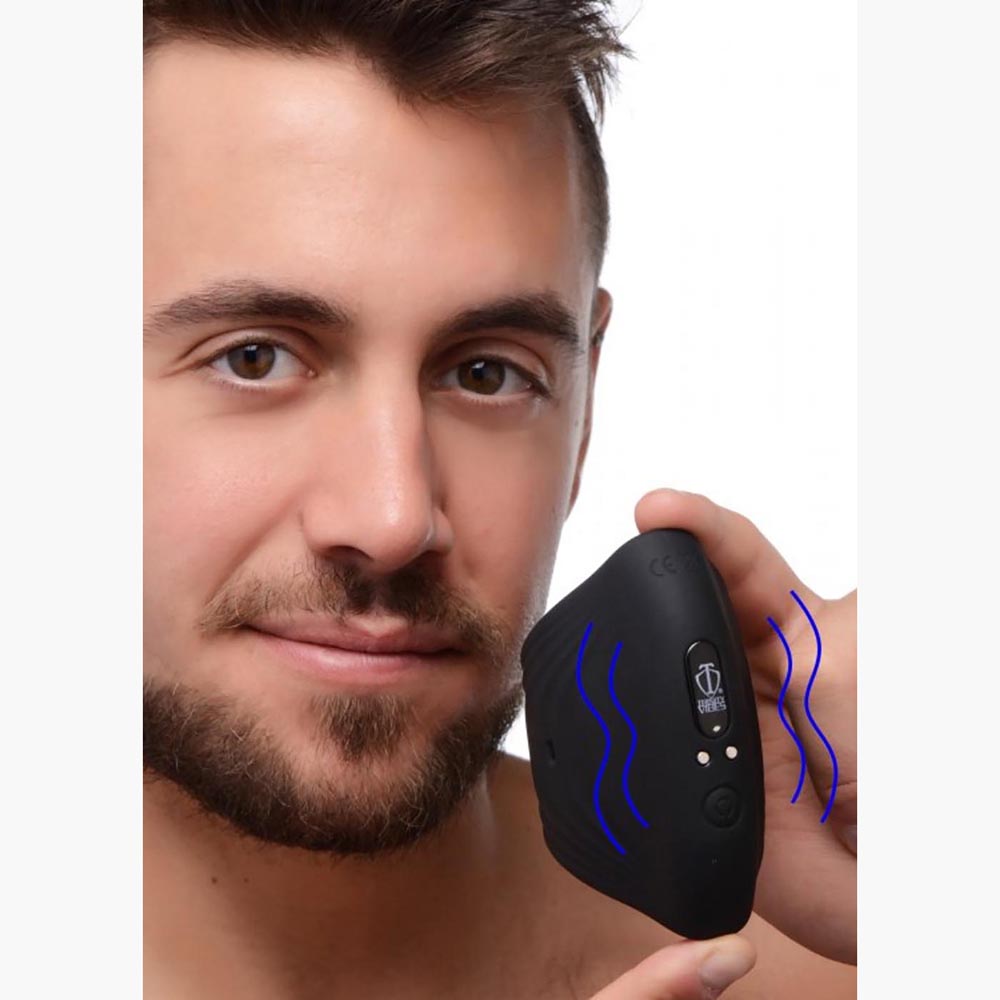 Trinity For Men 10x Pleasure Stroke Vibrating Silicone Penis Sleeve Black Trinity For Men 10x Pleasure Stroke Vibrating Silicone Penis Sleeve Black