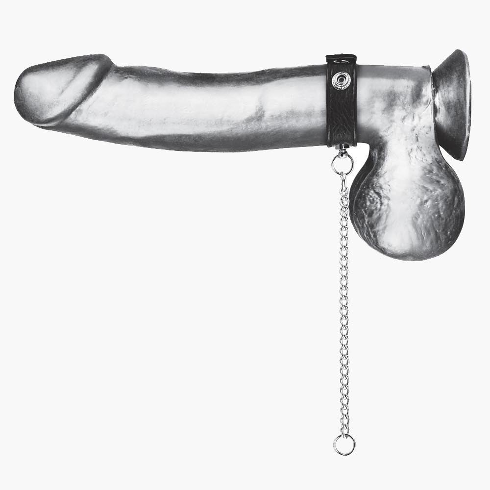 Snap Cock Ring With Leash